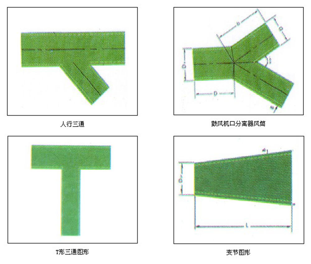 异型风筒布